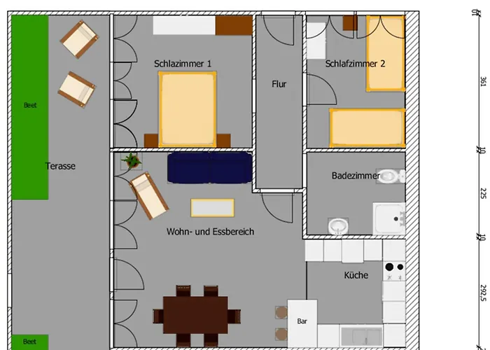 Deichblick 1 2-0-04 Appartement *